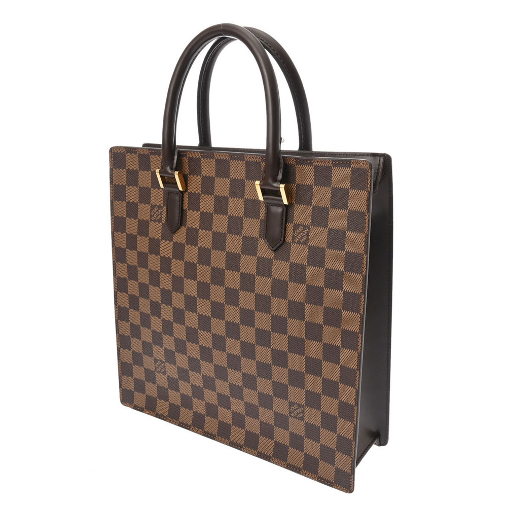 Louis Vuitton Canvas Damier Venice Tote Handbag Brown Bag